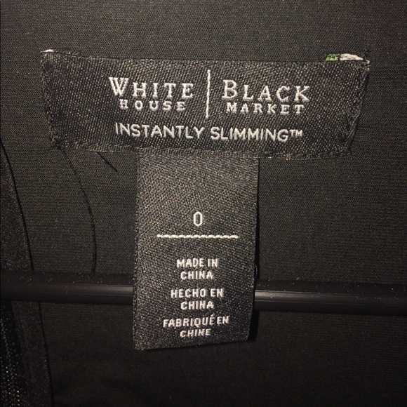 WHBM instantly slimming dress black & white size 0 - Picture 2 of 3